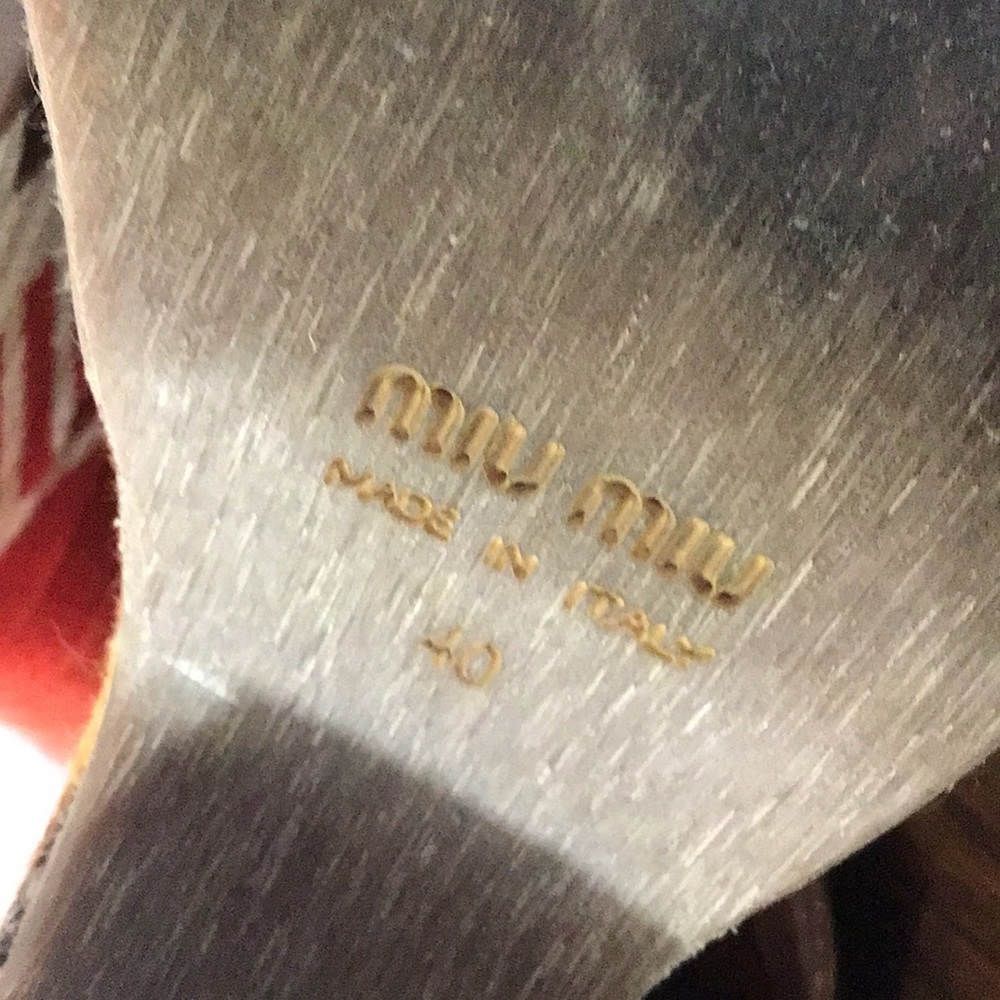 Miu Miu Platform Wedges - image 7